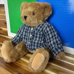 Vermont Teddy Bear Company-Plaid Shirt Teddy Bear
